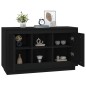 vidaXL Sideboard Schwarz 102x35x60 cm Holzwerkstoff vidaXL Sideboard Schwarz 102x35x60 cm Holzwerkstoff