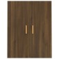 vidaXL Hängeschrank Braun Eichen-Optik 69,5x34x90 cm vidaXL Hängeschrank Braun Eichen-Optik 69,5x34x90 cm