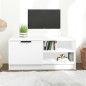 vidaXL TV-Schrank Weiß 80x35x36,5 cm Holzwerkstoff vidaXL TV-Schrank Weiß 80x35x36,5 cm Holzwerkstoff