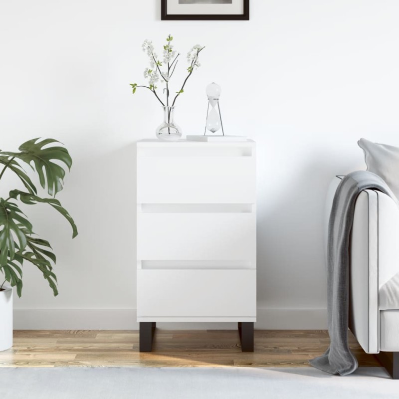 vidaXL Sideboard Weiß 40x35x70 cm Holzwerkstoff vidaXL Sideboard Weiß 40x35x70 cm Holzwerkstoff