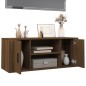 vidaXL TV-Schrank Braun Eichen-Optik 100x35x40 cm Holzwerkstoff vidaXL TV-Schrank Braun Eichen-Optik 100x35x40 cm Holzwerkstoff