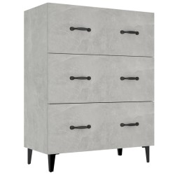 vidaXL Sideboard Betongrau 69,5x34x90 cm Holzwerkstoff