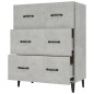 vidaXL Sideboard Betongrau 69,5x34x90 cm Holzwerkstoff vidaXL Sideboard Betongrau 69,5x34x90 cm Holzwerkstoff