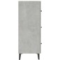 vidaXL Sideboard Betongrau 69,5x34x90 cm Holzwerkstoff vidaXL Sideboard Betongrau 69,5x34x90 cm Holzwerkstoff