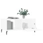vidaXL Couchtisch Weiß 90x50x40 cm Holzwerkstoff vidaXL Couchtisch Weiß 90x50x40 cm Holzwerkstoff