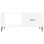 vidaXL Couchtisch Weiß 90x50x40 cm Holzwerkstoff vidaXL Couchtisch Weiß 90x50x40 cm Holzwerkstoff