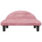 Hundebett Rosa 70x52x30 cm Samt Hundebett Rosa 70x52x30 cm Samt