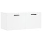 vidaXL Wandschrank Weiß 80x36,5x35 cm Holzwerkstoff vidaXL Wandschrank Weiß 80x36,5x35 cm Holzwerkstoff