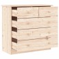 vidaXL Kommode ALTA 77x35x73 cm Massivholz Kiefer vidaXL Kommode ALTA 77x35x73 cm Massivholz Kiefer