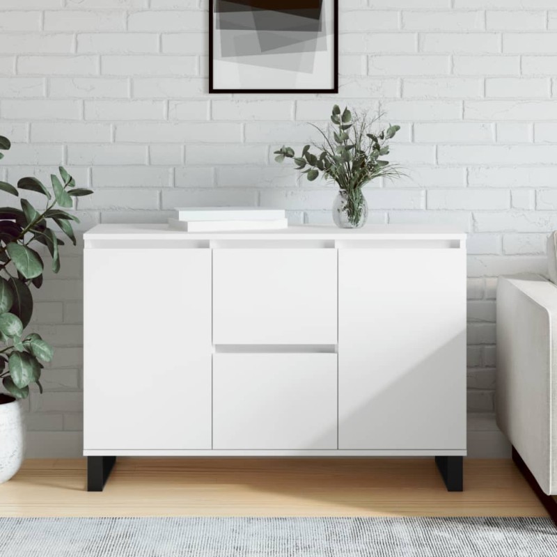 vidaXL Sideboard Weiß 104x35x70 cm Holzwerkstoff vidaXL Sideboard Weiß 104x35x70 cm Holzwerkstoff