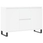 vidaXL Sideboard Weiß 104x35x70 cm Holzwerkstoff vidaXL Sideboard Weiß 104x35x70 cm Holzwerkstoff