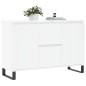 vidaXL Sideboard Weiß 104x35x70 cm Holzwerkstoff vidaXL Sideboard Weiß 104x35x70 cm Holzwerkstoff