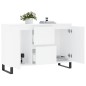 vidaXL Sideboard Weiß 104x35x70 cm Holzwerkstoff vidaXL Sideboard Weiß 104x35x70 cm Holzwerkstoff