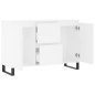 vidaXL Sideboard Weiß 104x35x70 cm Holzwerkstoff vidaXL Sideboard Weiß 104x35x70 cm Holzwerkstoff