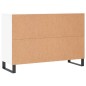 vidaXL Sideboard Weiß 104x35x70 cm Holzwerkstoff vidaXL Sideboard Weiß 104x35x70 cm Holzwerkstoff