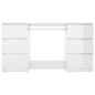 vidaXL Schreibtisch Hochglanz-Weiß 140x50x77 cm Holzwerkstoff vidaXL Schreibtisch Hochglanz-Weiß 140x50x77 cm Holzwerkstoff