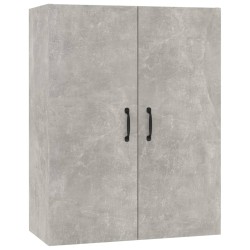 vidaXL Hängeschrank Betongrau 69,5x34x90 cm Holzwerkstoff