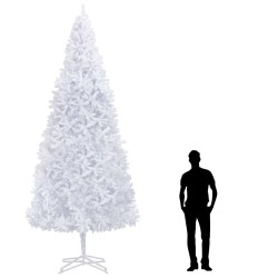 vidaXL Künstlicher Weihnachtsbaum 400 cm Weiß 