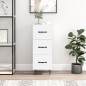 vidaXL Sideboard Weiß 34,5x34x90 cm Holzwerkstoff vidaXL Sideboard Weiß 34,5x34x90 cm Holzwerkstoff