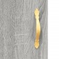 Highboard Grau Sonoma 69,5x34x180 cm Holzwerkstoff Highboard Grau Sonoma 69,5x34x180 cm Holzwerkstoff