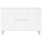 vidaXL Sideboard Weiß 104x35x70 cm Holzwerkstoff vidaXL Sideboard Weiß 104x35x70 cm Holzwerkstoff