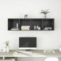 vidaXL TV-Wandschrank Grau 37x37x142,5 cm Holzwerkstoff vidaXL TV-Wandschrank Grau 37x37x142,5 cm Holzwerkstoff