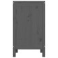 vidaXL Wäschetruhe Grau 44x44x76 cm Massivholz Kiefer vidaXL Wäschetruhe Grau 44x44x76 cm Massivholz Kiefer