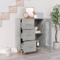 vidaXL Sideboard Betongrau 69,5x34x90 cm Holzwerkstoff vidaXL Sideboard Betongrau 69,5x34x90 cm Holzwerkstoff