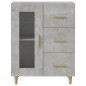 vidaXL Sideboard Betongrau 69,5x34x90 cm Holzwerkstoff vidaXL Sideboard Betongrau 69,5x34x90 cm Holzwerkstoff