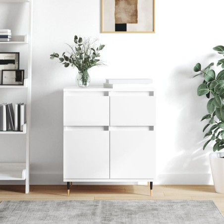 vidaXL Sideboard Weiß 60x35x70 cm Holzwerkstoff