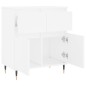 vidaXL Sideboard Weiß 60x35x70 cm Holzwerkstoff vidaXL Sideboard Weiß 60x35x70 cm Holzwerkstoff