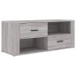 vidaXL TV-Schrank Grau Sonoma 100x35x40 cm Holzwerkstoff vidaXL TV-Schrank Grau Sonoma 100x35x40 cm Holzwerkstoff