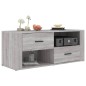 vidaXL TV-Schrank Grau Sonoma 100x35x40 cm Holzwerkstoff vidaXL TV-Schrank Grau Sonoma 100x35x40 cm Holzwerkstoff