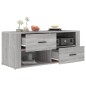 vidaXL TV-Schrank Grau Sonoma 100x35x40 cm Holzwerkstoff vidaXL TV-Schrank Grau Sonoma 100x35x40 cm Holzwerkstoff
