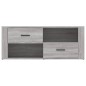 vidaXL TV-Schrank Grau Sonoma 100x35x40 cm Holzwerkstoff vidaXL TV-Schrank Grau Sonoma 100x35x40 cm Holzwerkstoff