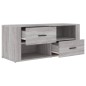 vidaXL TV-Schrank Grau Sonoma 100x35x40 cm Holzwerkstoff vidaXL TV-Schrank Grau Sonoma 100x35x40 cm Holzwerkstoff