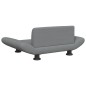 vidaXL Hundebett Hellgrau 70x45x28 cm Stoff vidaXL Hundebett Hellgrau 70x45x28 cm Stoff