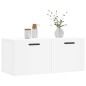 vidaXL Wandschrank Weiß 80x36,5x35 cm Holzwerkstoff vidaXL Wandschrank Weiß 80x36,5x35 cm Holzwerkstoff