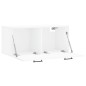 vidaXL Wandschrank Weiß 80x36,5x35 cm Holzwerkstoff vidaXL Wandschrank Weiß 80x36,5x35 cm Holzwerkstoff