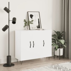 vidaXL Sideboard Weiß 90x34x80 cm Holzwerkstoff