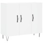 vidaXL Sideboard Weiß 90x34x80 cm Holzwerkstoff vidaXL Sideboard Weiß 90x34x80 cm Holzwerkstoff