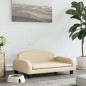 vidaXL Hundebett Creme 70x45x30 cm Stoff vidaXL Hundebett Creme 70x45x30 cm Stoff