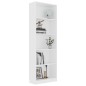 vidaXL Bücherregal 5 Fächer Weiß 60x24x175 cm Holzwerkstoff vidaXL Bücherregal 5 Fächer Weiß 60x24x175 cm Holzwerkstoff