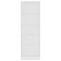 vidaXL Bücherregal 5 Fächer Weiß 60x24x175 cm Holzwerkstoff vidaXL Bücherregal 5 Fächer Weiß 60x24x175 cm Holzwerkstoff