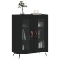 vidaXL Sideboard Schwarz 69,5x34x90 cm Holzwerkstoff vidaXL Sideboard Schwarz 69,5x34x90 cm Holzwerkstoff