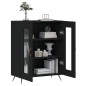 vidaXL Sideboard Schwarz 69,5x34x90 cm Holzwerkstoff vidaXL Sideboard Schwarz 69,5x34x90 cm Holzwerkstoff