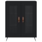 vidaXL Sideboard Schwarz 69,5x34x90 cm Holzwerkstoff vidaXL Sideboard Schwarz 69,5x34x90 cm Holzwerkstoff