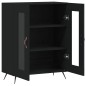 vidaXL Sideboard Schwarz 69,5x34x90 cm Holzwerkstoff vidaXL Sideboard Schwarz 69,5x34x90 cm Holzwerkstoff