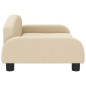 vidaXL Hundebett Creme 70x45x30 cm Stoff vidaXL Hundebett Creme 70x45x30 cm Stoff