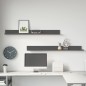 vidaXL Wandregale 2 Stk. Grau 110x11x9 cm Massivholz Kiefer vidaXL Wandregale 2 Stk. Grau 110x11x9 cm Massivholz Kiefer